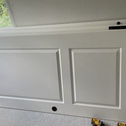 Sliding Door With Rails And Wheels