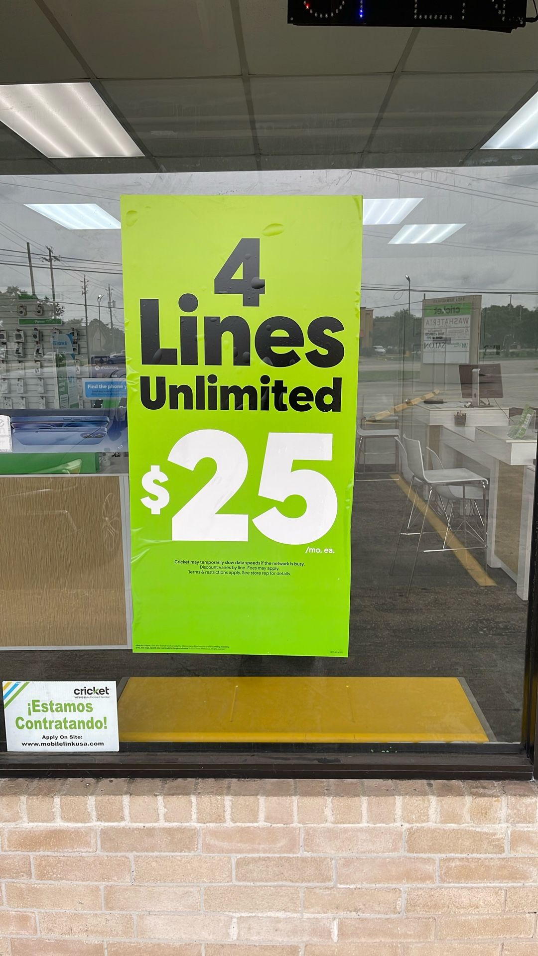 4 Lines Unlimited For Just $25 Each