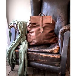 Real Argentinian Leather  Backpack