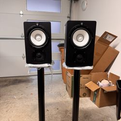 Studio Monitors + Stands – $400 OBO (Austin)