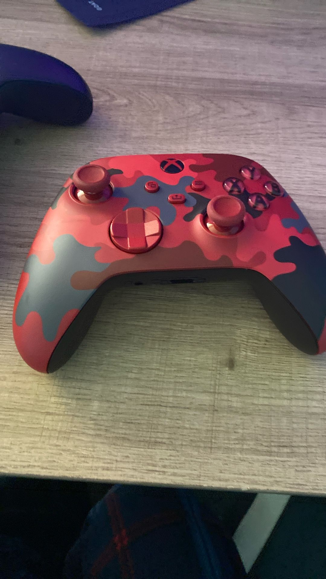 Red Camo Xbox Controller