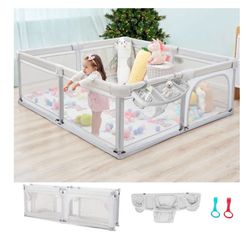 Baby Playpen Foldable 79X59