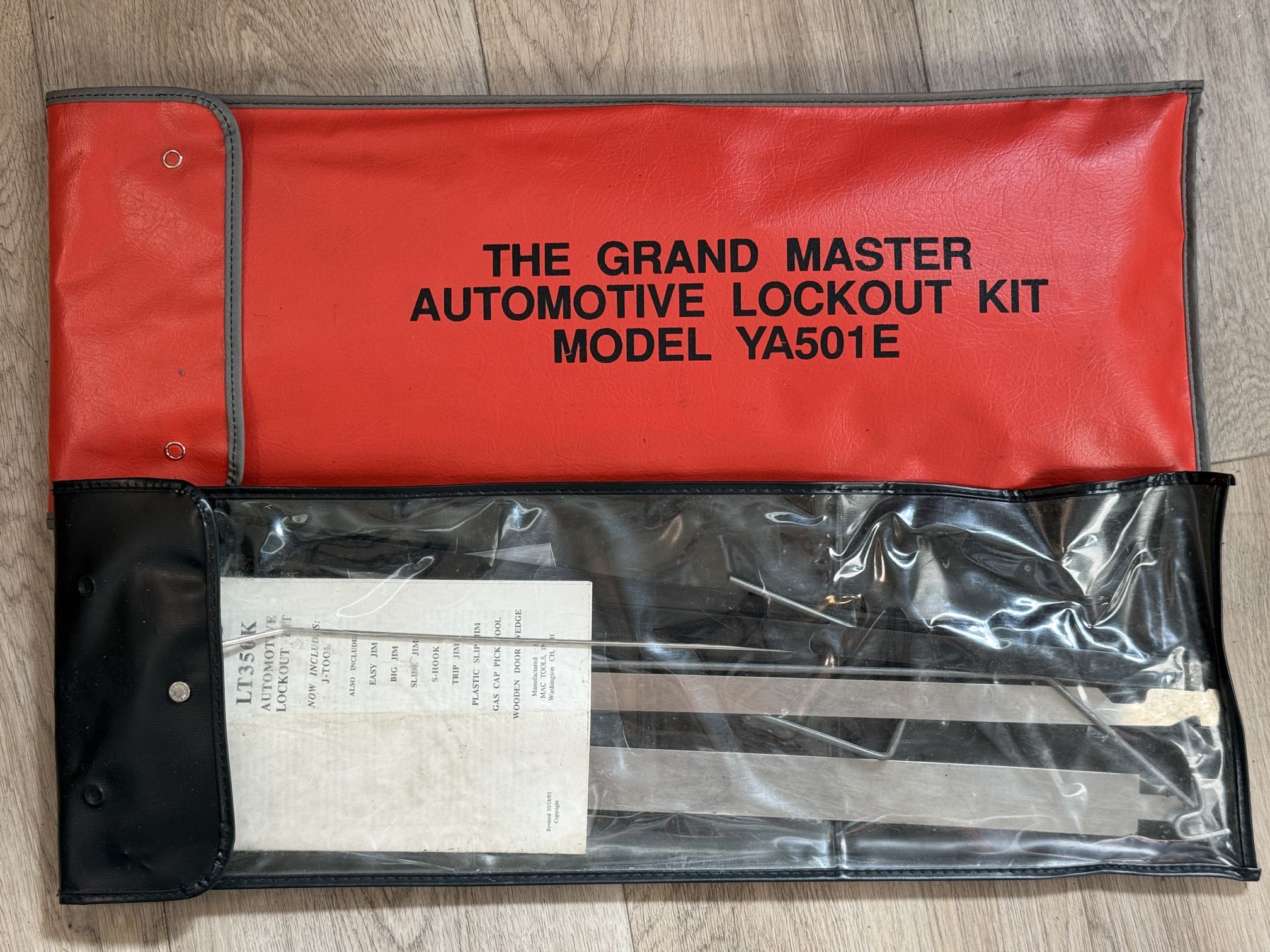 Snap-On Grand Master And MAC TOOLS lockout Kit