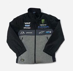 Black Monster energy zip up