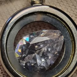 Natural Zircon Pear Shaped Gemstone Pendant 