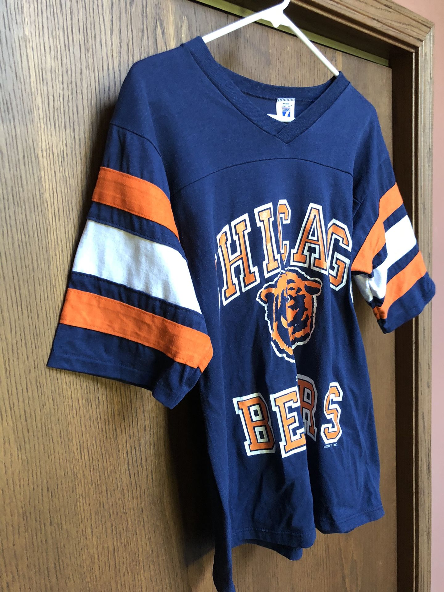 Vintage Chicago Bears NFL Navy Short Sleeve Shirt Men Size XL Logo 7 -  beyond exchange