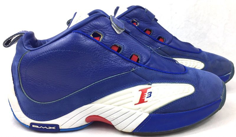 Reebok IV 4Cycle DMX Allen Iverson Men's Shoes Size 12 Royal Blue/Red/White for Sale in Tracy, CA - OfferUp