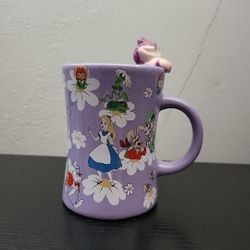 Disney Alice In Wonderland 10 oz Mug Cheshire Cat Inside Rim