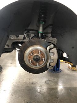 Mustang S197 Used Stop Tech And Hawk Slotted Rotors