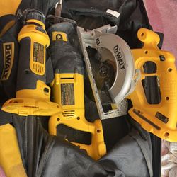 Dewalt Tools With Bag 