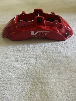 New GM Cadillac CTS-V 2009-2015 Front Driver Side Brembo Brake Caliper Red 172-2669