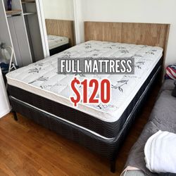 New Full Mattress Only $120