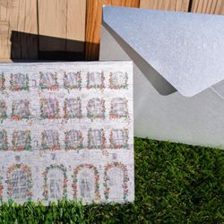 10 Gucci ~ 2025 "PALAZZO GUCCI" Holiday Blank Note Cards ~ 8" x 6". Plus 2025 Gucci Peacock Paper Ornament from Gucci Advent Calendar