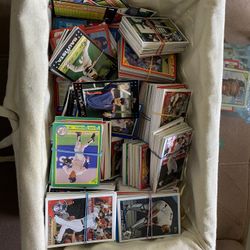 Box of baseball cards, older than you take your chances