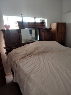 California King Bed With Mattress Included 
