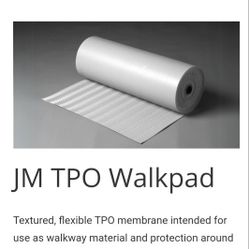 JM TPO Walkpad Roofing Material 