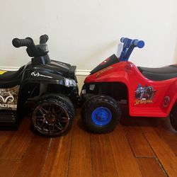 6V Spiderman ATV, Battery Powered Ride on & 6V Realtree Quad, Battery Powered Ride-on