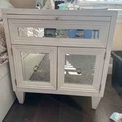 Solid Wood Bureau And Side Table 