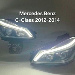 Mercedes BENZ C-CLASS 2012-2014 Headlights 