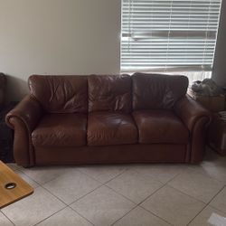 Leather Couch 