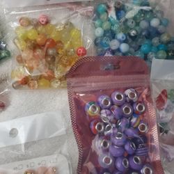 Glass Beads With Spacers And More
