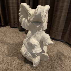 Large Elephant Floor Statue 