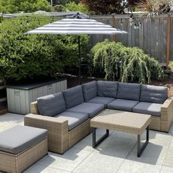 IKEA Outdoor Furniture Set & Deck Box