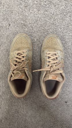 Nike Dunk Low Suede Sneakers