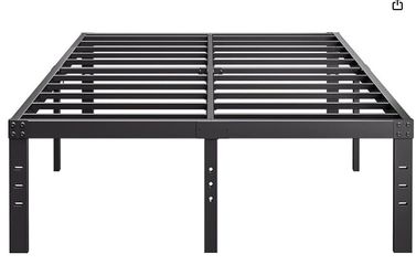 Queen Bed Frame, 18” height, disassembly needed (very easy)