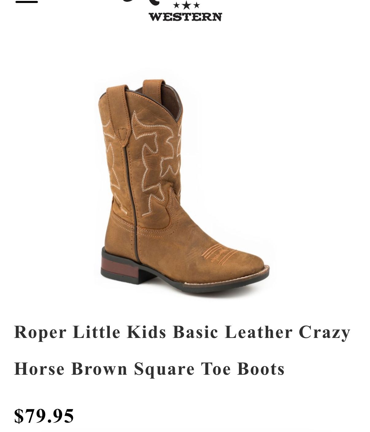 Roper Kids Boys boots