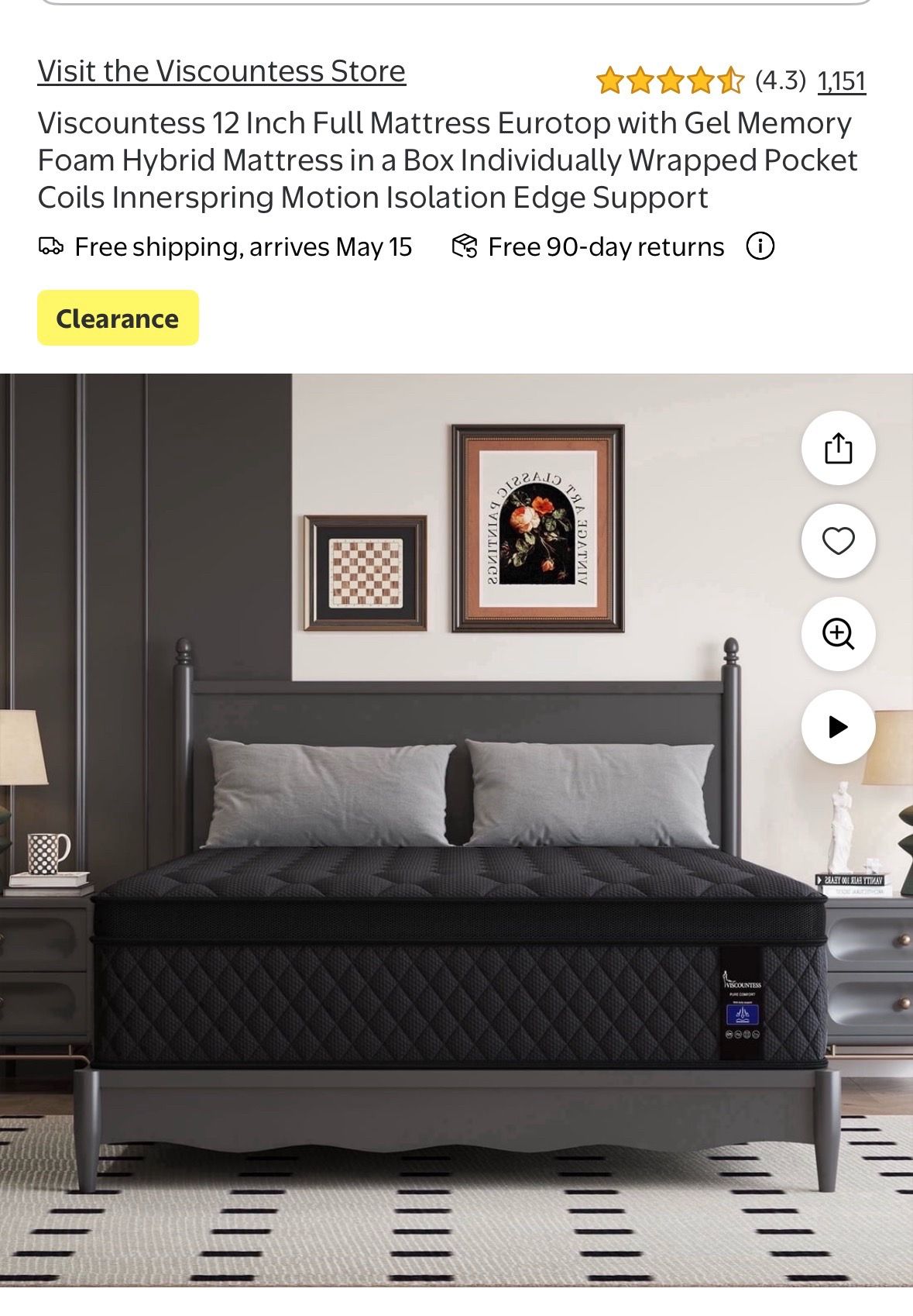 Brand New Full Size Mattress-4 Available