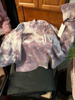 Calvin Klein Tie-Dye Crewneck Sweatshirt NEW  M
