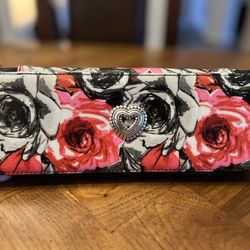 NEW Brighton Madison Rose Zippered Jewelry Organizer Travel Case