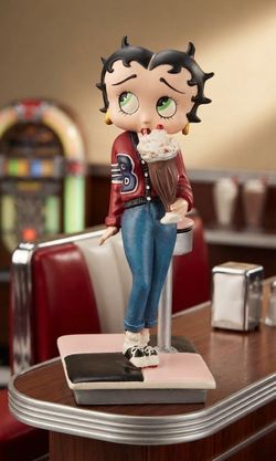 Danbury Mint Betty Boop "Campus Cutie" Collector Figurine Diner