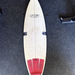HS Hayden Shapes Surfboard White Noiz 5'11"