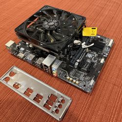 Gigabyte GA-H110M-A Motherboard + Cooler Master GeminII M4 Cooler