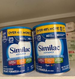 2 NEW SIMILAC CANS 30.8 OZ