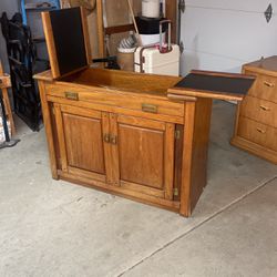 Wooden Bar Sideboard Cabinet