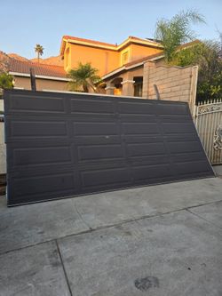15'4"x7' USED Garage door