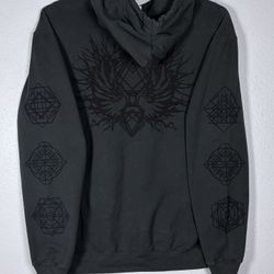 Tultex 320 Medium Hoodie Geometric Wings Abstract