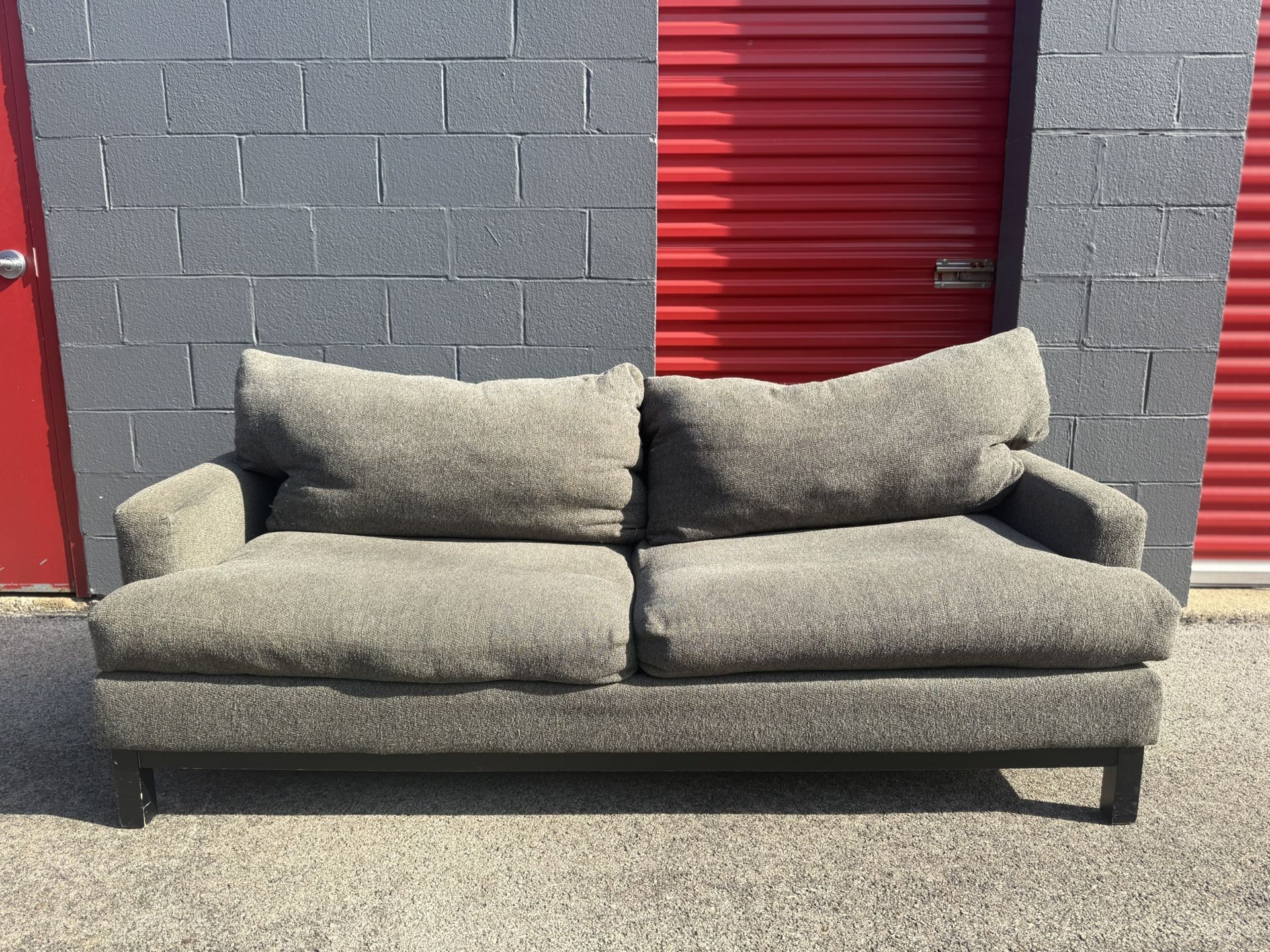 Room & Board Gray Sofa β Free Curbside Delivery