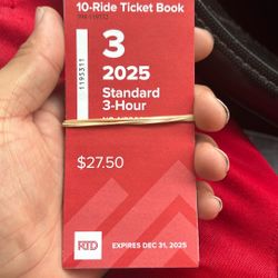 54 RTD bus tickets