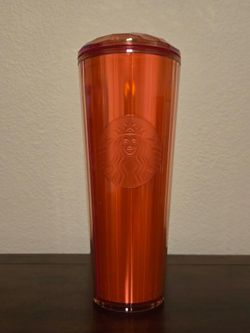 Starbucks Summer Iridescent Orange/Purple/Pink Tumbler (24oz)