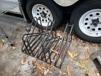 Metal bike rack