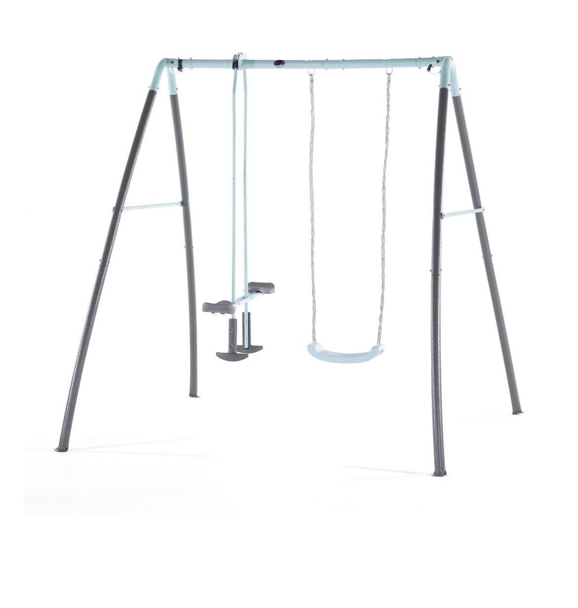 Plum Premium Metal Single Swing and Glider with Mist