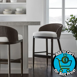 Palecek Prescott 24"Counter Stool Charcoal