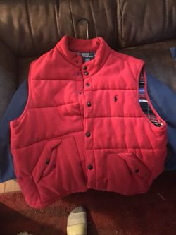 Ralph Lauren plaid quilted vest 2xL