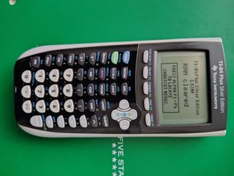 Texas instruments TI-84 Plus silver edition graphing calculator