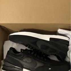 nike waffle one ‘black’