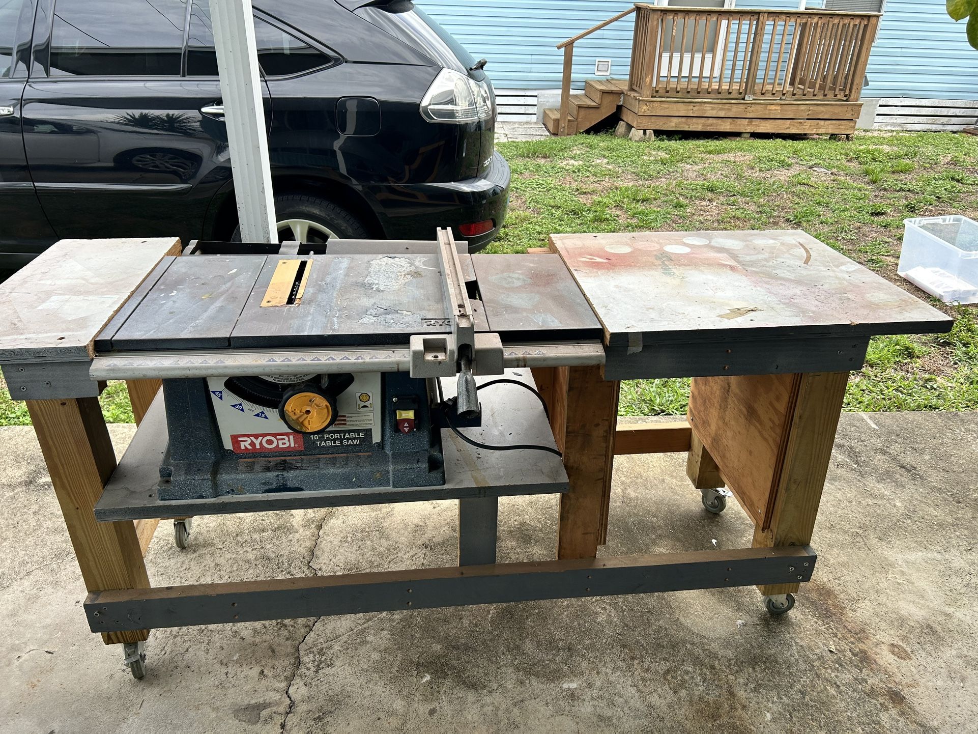 Workbench With Table Saw Included